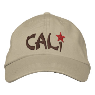 Kalifornien STAR Embroidery Broderad Keps