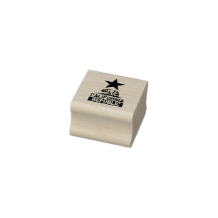 Kalifornien Star Stämpel