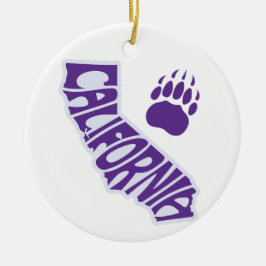 Kalifornien State Julgran Ornament