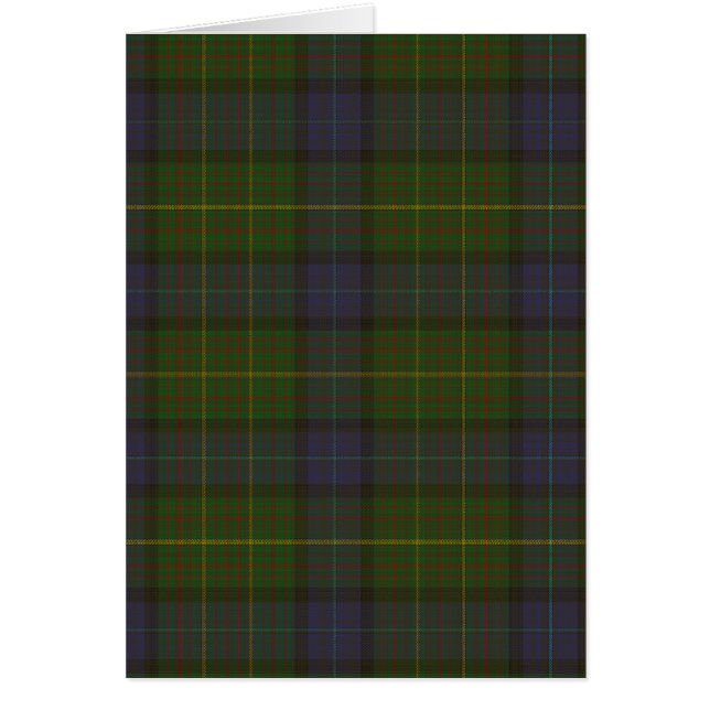 Kalifornien State tartan Hälsningskort (Framsidan)
