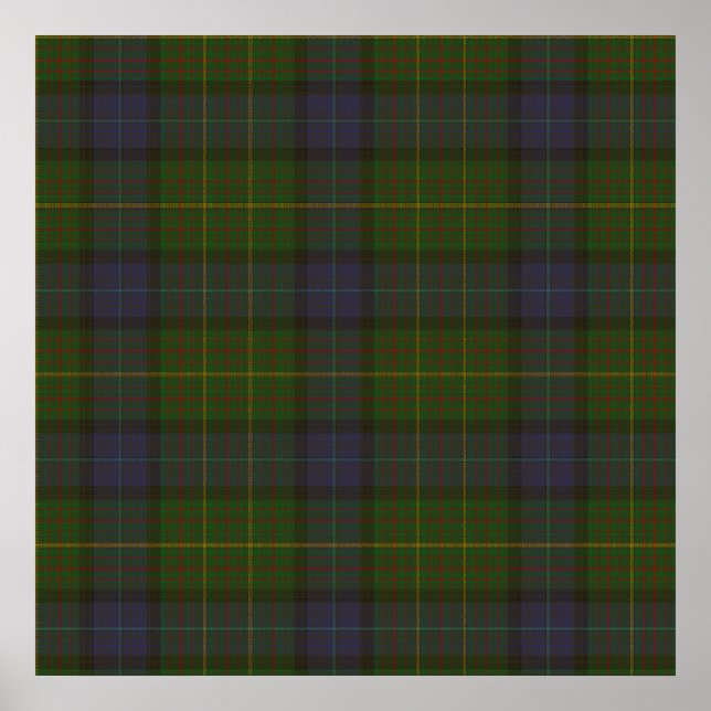 Kalifornien State tartan Poster (Framsidan)