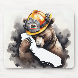 Kalifornien State with Firefighter Bear Musmatta