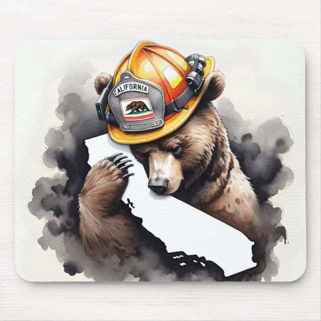 Kalifornien State with Firefighter Bear Musmatta (Framsidan)