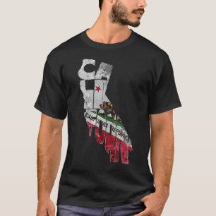 Kalifornien Statlig flagga Cali kärlek fantastisk T Shirt