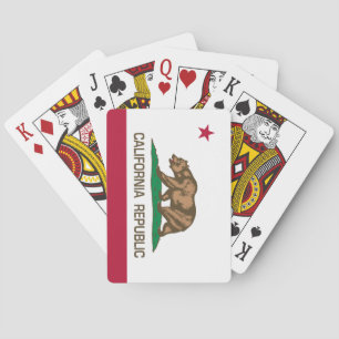 Kalifornien (Statlig flagga) Casinokort