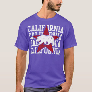 Kalifornien Statlig flagga Design T Shirt
