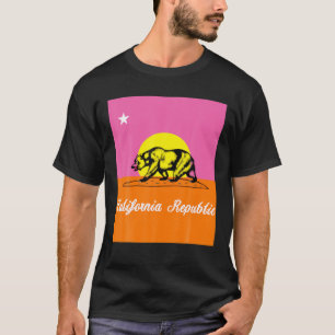 Kalifornien Statlig flagga Endless Summer T Shirt