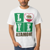 Kalifornien Statlig flagga Heart Altamont