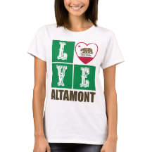 Kalifornien Statlig flagga Heart Altamont
