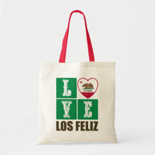 Kalifornien Statlig flagga Heart Los Feliz Tygkasse