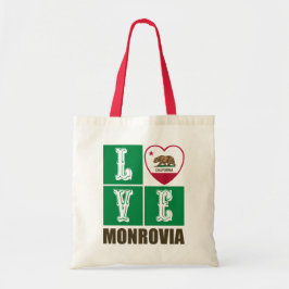 Kalifornien Statlig flagga Heart Monrovia Tygkasse