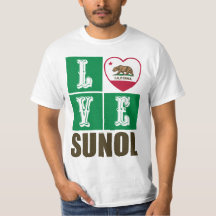 Kalifornien Statlig flagga Heart Sunol