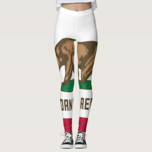 Kalifornien Statlig flagga (Kalifornien) Leggings