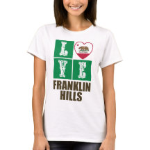 Kalifornien Statlig flagga Kärlek Franklin Backe