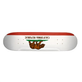 Kalifornien statlig flagga mini skateboard bräda 18,5 cm