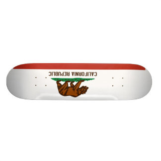 Kalifornien statlig flagga mini skateboard bräda 18,5 cm