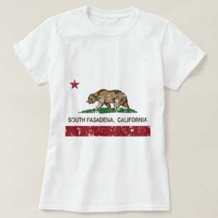 Kalifornien statlig flagga södra Pasadena Tee Shirt