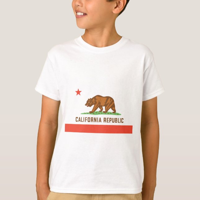 Kalifornien Statlig flagga Tee (Framsida)