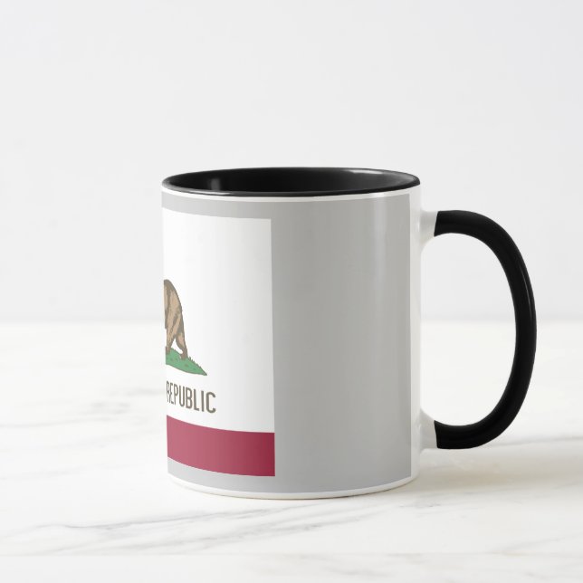 Kalifornien statlig flaggamugg mugg (Höger)