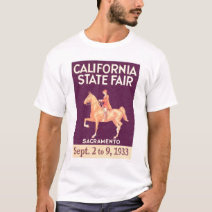 Kalifornien statlig mässa 1933 t-shirt