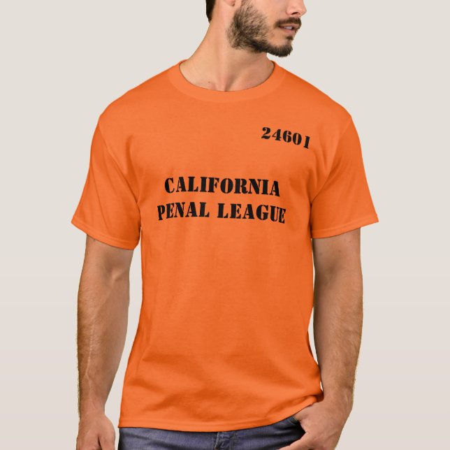 Kalifornien straff- liga t-shirt (Framsida)