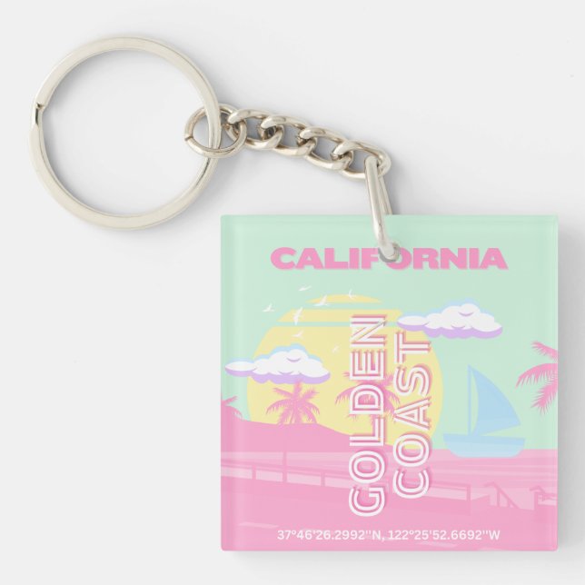 Kalifornien, Strand, Resekonst, Preppy (Framsidan)