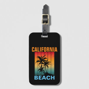 KALIFORNIEN STRAND VINTAGE RETRO SOLNEDÅNG  SPECIA BAGAGEBRICKA