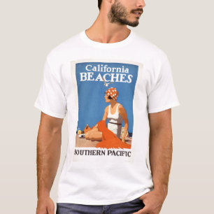 Kalifornien stränder t-shirt