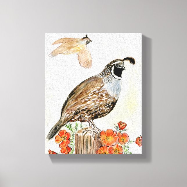 Kalifornien Stretched Kanvastryck (Framsida)