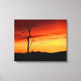 Kalifornien Sunset Canvas Wrap Skriv ut