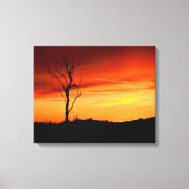 Kalifornien Sunset Canvas Wrap Skriv ut