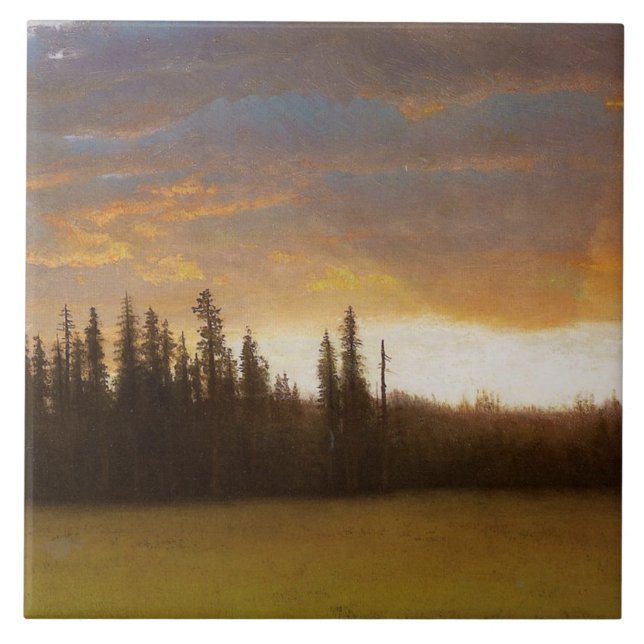 Kalifornien Sunset (Kaliforniens landskap) Kakelplatta (Framsidan)