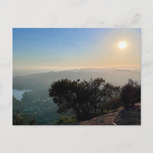 Kalifornien sunset vykort (Framsida)