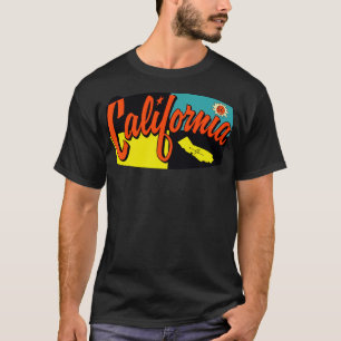 Kalifornien Sunshine TShirt 1960-talet T Shirt
