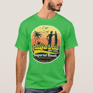 Kalifornien Surfa Camp Imperial Beach T Shirt