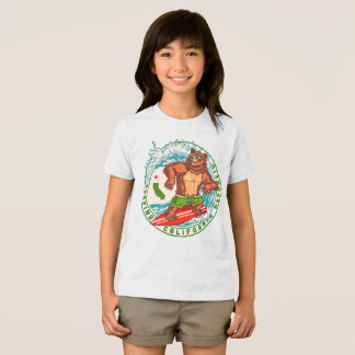 Kalifornien Surfande Björnrepubliken T Shirt