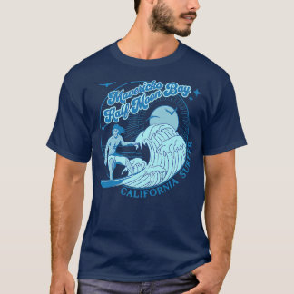 Kalifornien Surfer Mavericks Halva Måne Bay Surfin T Shirt