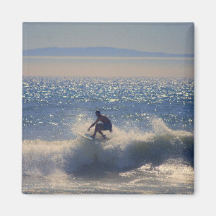 Kalifornien Surfer Rides Vinkara Magnet