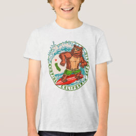 Kalifornien Surfing Bear Republic T Shirt