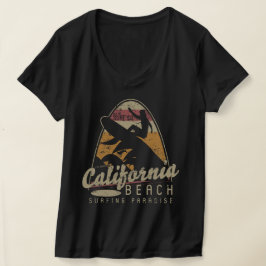 Kalifornien Surfing urban livsstilsstrand retro T Shirt