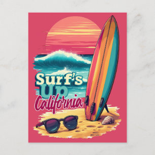 Kalifornien Surfing Vykort