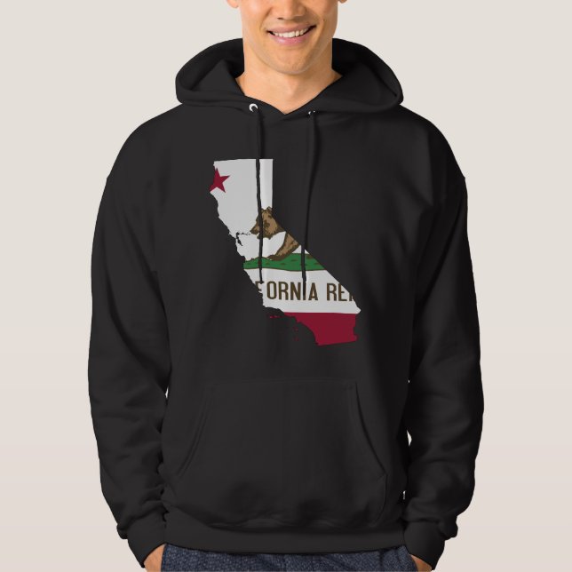 Kalifornien Sweatshirt Med Luva (Framsida)