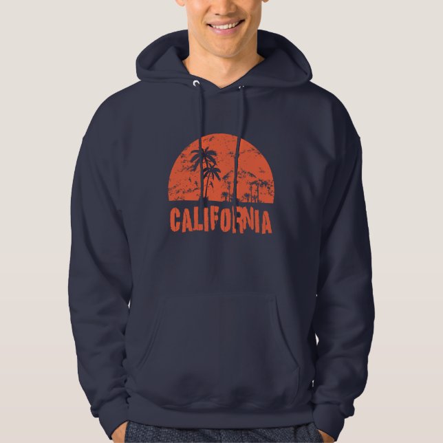 Kalifornien Sweatshirt Med Luva (Framsida)