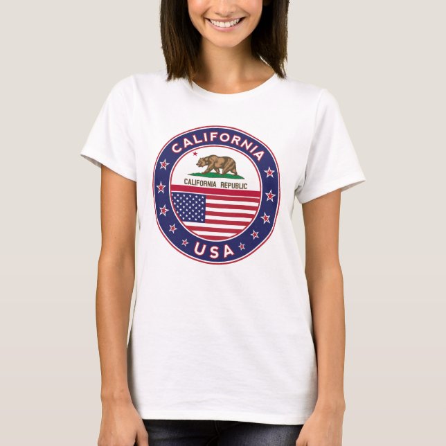 Kalifornien T Shirt (Framsida)