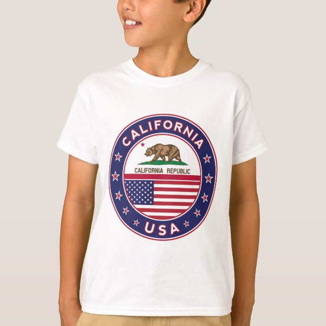 Kalifornien T Shirt (Framsida)
