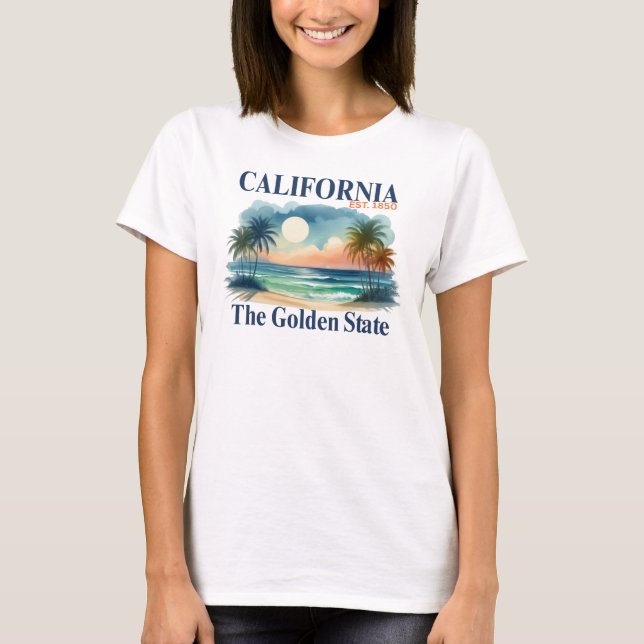 Kalifornien T Shirt (Framsida)