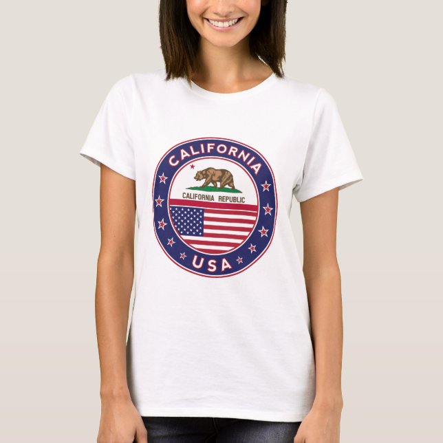 Kalifornien T Shirt (Framsida)