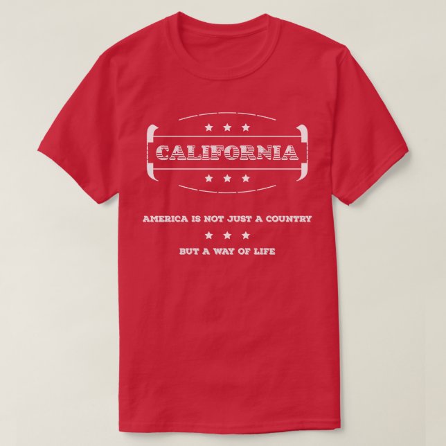 Kalifornien T Shirt (Design framsida)