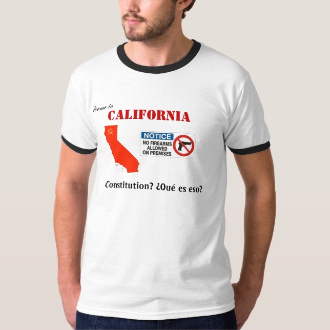 Kalifornien T-shirt (Framsida)