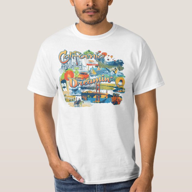Kalifornien T Shirt (Framsida)